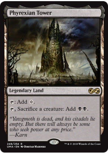 (英)【Foil】ファイレクシアの塔 / Phyrexian Tower【UMA】 No.248