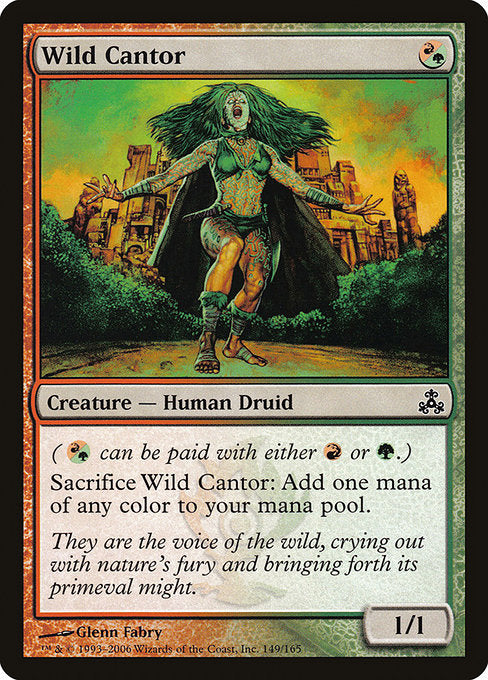 (英)【Foil】野生の朗詠者 / Wild Cantor【GPT】 No.149