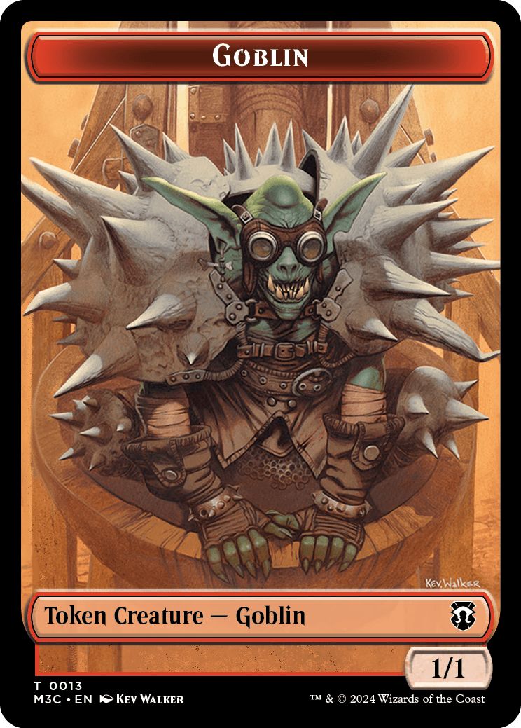 (英)ゴブリントークン / Goblin Token No.013 - タルモゴイフトークン / Tarmogoyf Token【M3C-TOKEN】 No.022
