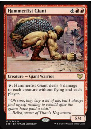 (英)槌拳の巨人 / Hammerfist Giant【C15】 No.157