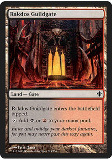 (英)ラクドスのギルド門 / Rakdos Guildgate【C13】 No.314