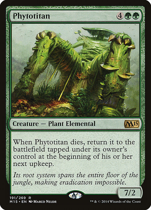 (英)【Foil】草タイタン / Phytotitan【M15】 No.191