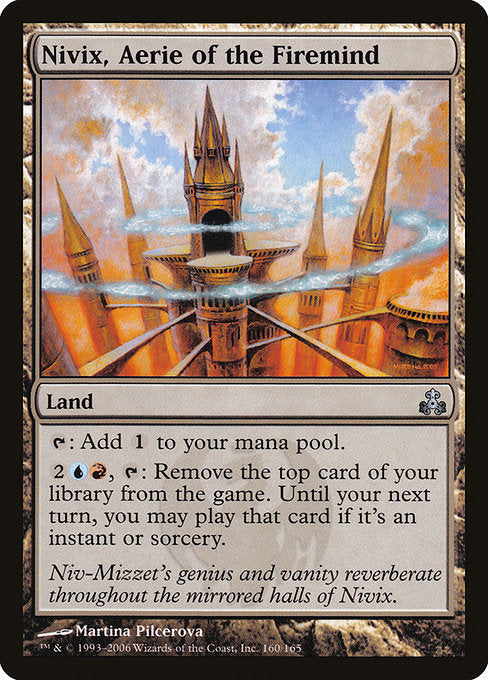 (英)火想者の高巣、ニヴィックス / Nivix, Aerie of the Firemind【GPT】 No.160
