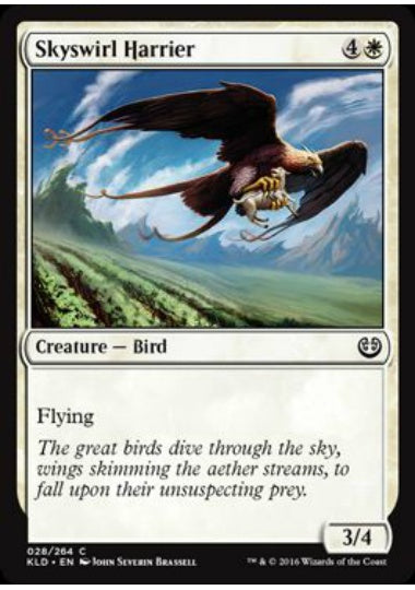 (英)【Foil】空渦鷹 / Skyswirl Harrier【KLD】 No.028