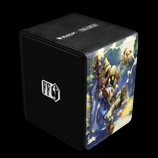 【サプライ】 ファイナルファンタジー  アルコーブフリップデッキボックス「迷える黒魔道士、ビビ」/ Alcove Flip Deck Box Premium featuring Vivi Ornitier  ※発送方法は「ゆうパック」を選択してください。