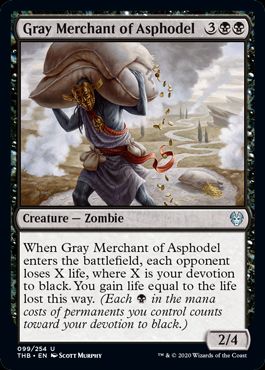 (英)【Foil】アスフォデルの灰色商人 / Gray Merchant of Asphodel【THB】 No.099