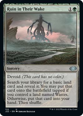(英)残された廃墟 / Ruin in Their Wake【J22】 No.132
