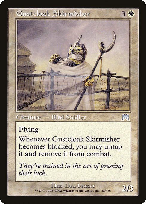 (英)【Foil】疾風衣の散兵 / Gustcloak Skirmisher【ONS】 No.038