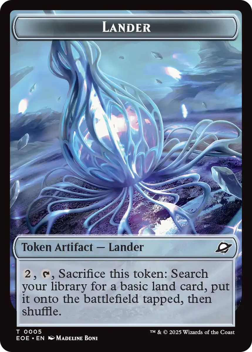 (英)着陸船トークン / Lander Token No.005 - ロボットトークン / Robot Token【EOE-TOKEN】 No.010