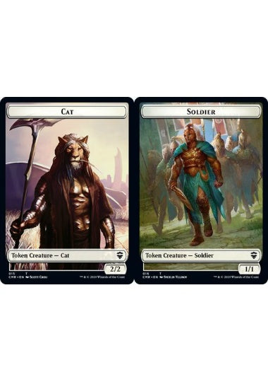 (英)猫トークン / Cat Token No.015 - 兵士トークン / Soldier Token【CMR-TOKEN】 No.016