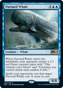 (英)【Foil】追われる鯨 / Pursued Whale【M21】 No.060