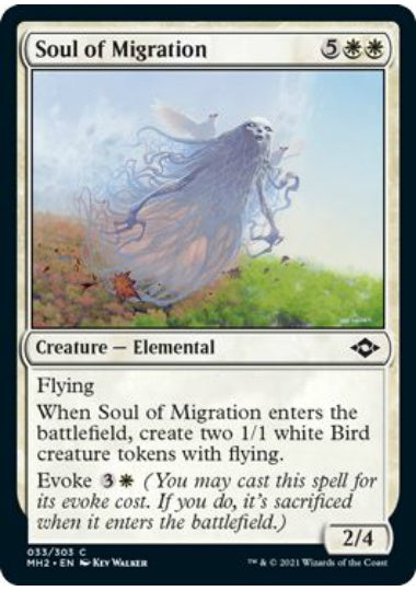 (英)【Foil】渡る魂 / Soul of Migration【MH2】 No.033