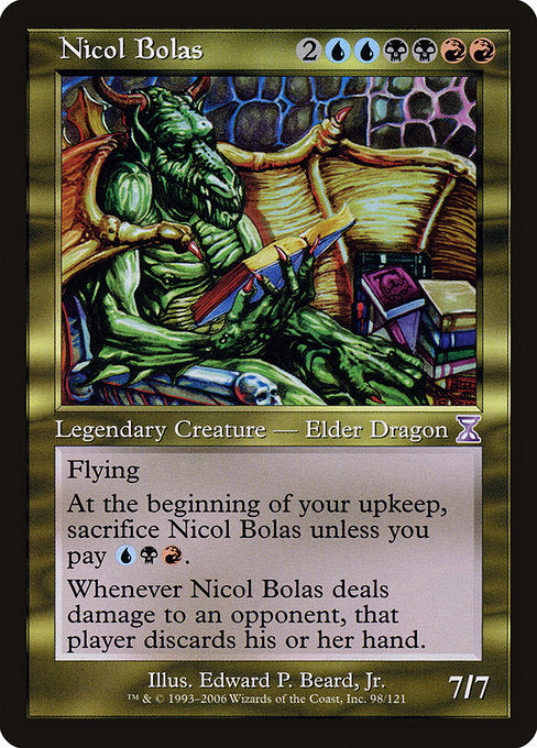 (英)【Foil】ニコル・ボーラス / Nicol Bolas【TSB】旧枠 No.099