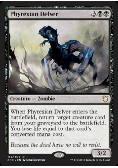 (英)ファイレクシアの発掘者 / Phyrexian Delver【C18】 No.115