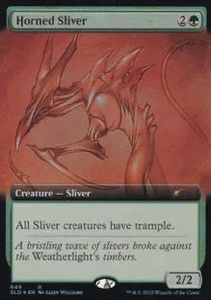 (英)【Foil】有角スリヴァー / Horned Sliver【SLD】 No.649