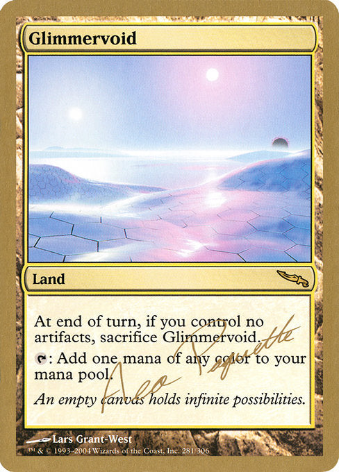 (英)空僻地 / Glimmervoid【WC04】 World Championship Decks 2004 Aeo Paquette 金枠 No.070
