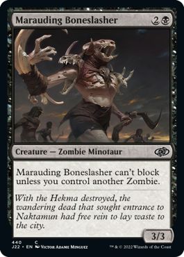 (英)無法の斬骨鬼 / Marauding Boneslasher【J22】 No.440