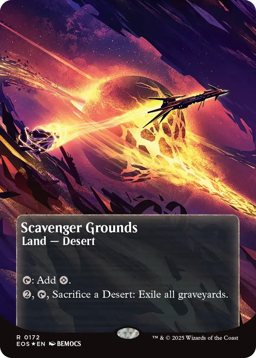 (英)【ギャラクシーFoil】屍肉あさりの地 / Scavenger Grounds ★ボーダーレス★(「星景ポスター」) 【EOS】 No.172