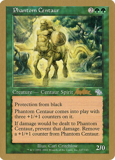 (英)幻影のケンタウロス / Phantom Centaur【WC02】 World Championship Decks 2002 Brian Kibler 金枠 No.055