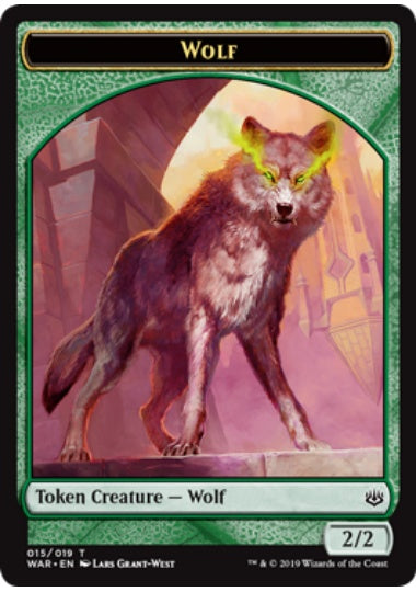 (英)狼トークン / Wolf Token【WAR-TOKEN】 No.015