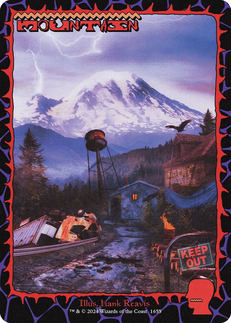 (英)山 / Mountain【SLD】 Secret Lair x Brain Dead: Lands No.1655