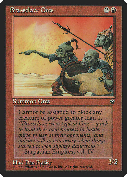 (英)真鍮爪のオーク / Brassclaw Orcs【FEM】 (Dan Frazier) No.049C
