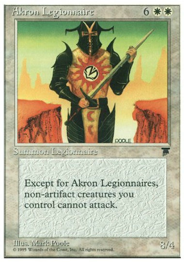 (英)アクロンの軍団兵 / Akron Legionnaire【CHR】 No.002