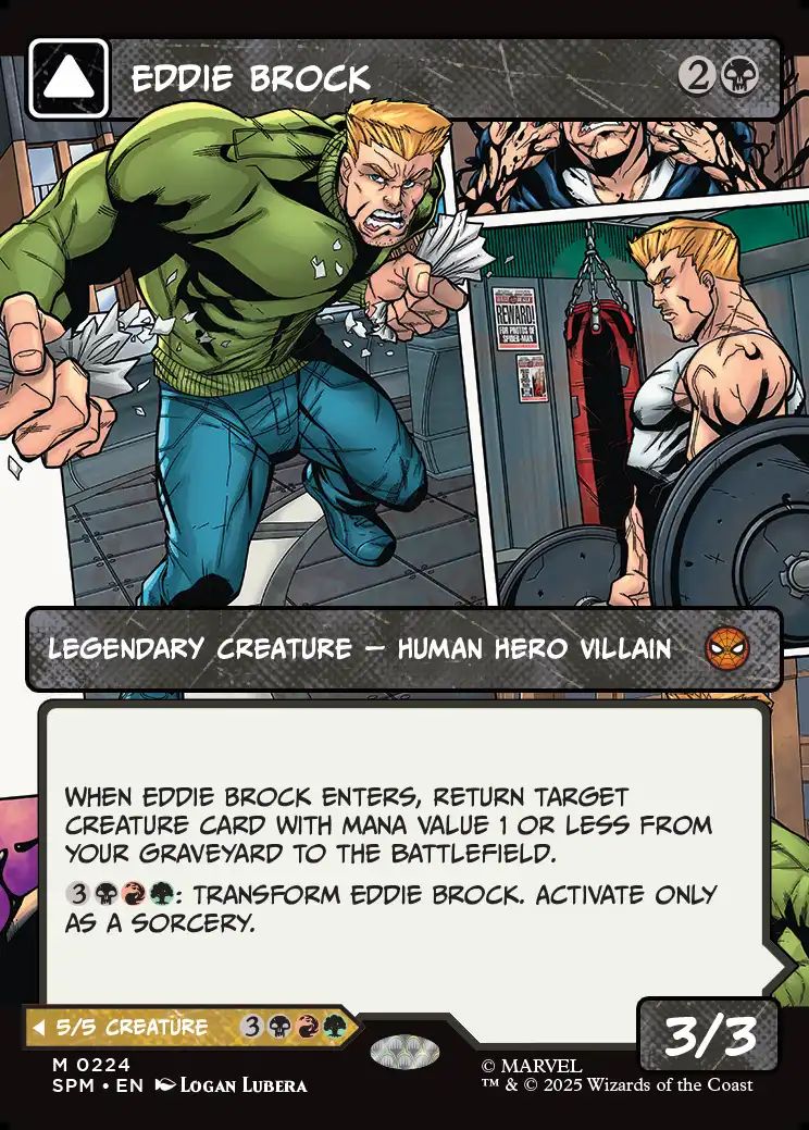 (英)エディ・ブロック / Eddie Brock - リーサル・プロテクター、ヴェノム / Venom, Lethal Protector ★ボーダーレス★(パネル) 【SPM】 No.224