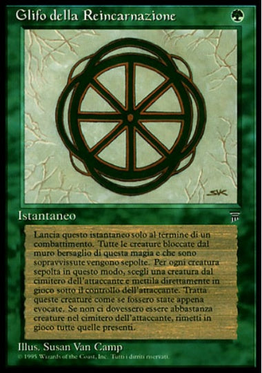(イタリア語)Glifo della Reincarnazione / Glyph of Reincarnation【LEG】 No.189