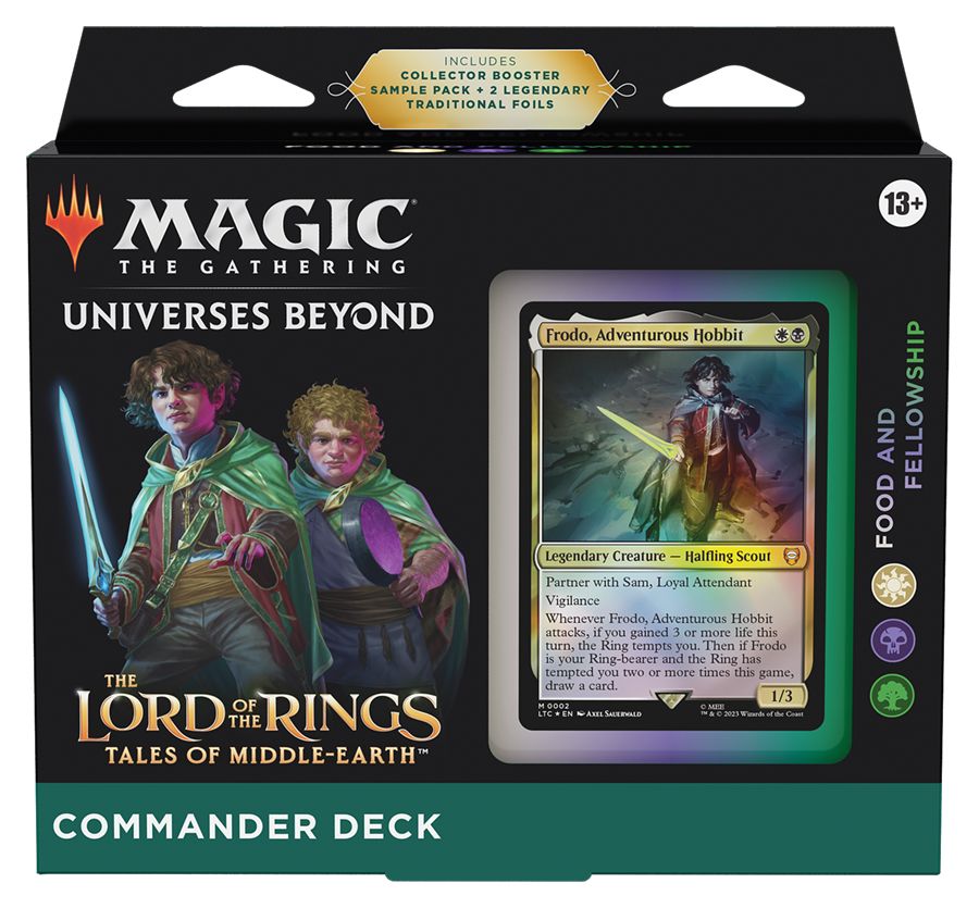 (英)指輪物語：中つ国の伝承 統率者デッキ「食べ物と仲間」 / The Lord of the Rings: Tales of Middle-earth Commander Deck "Food and Fellowship"【BOX】 ※発送方法は「ゆうパック」を選択してください。