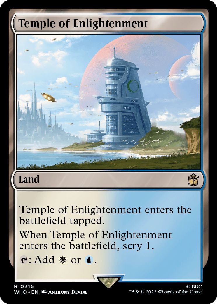 (英)【Foil】啓蒙の神殿 / Temple of Enlightenment【WHO】 No.0315