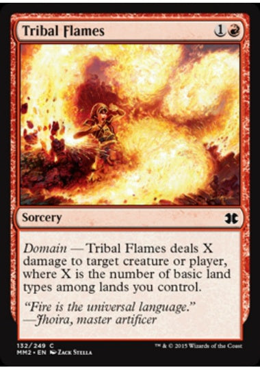 (英)【Foil】部族の炎 / Tribal Flames【MM2】 No.132