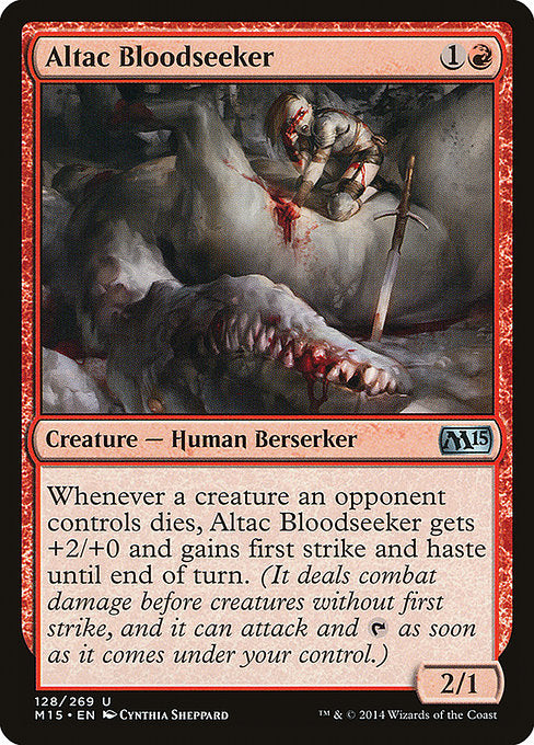 (英)アルタクの求血者 / Altac Bloodseeker【M15】 No.128
