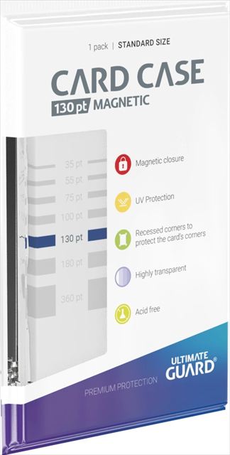 【サプライ】Ultimate Guard カードケース マグネティック(130pt) ※5個以上購入の場合、発送方法は「ゆうパック」を選択してください。