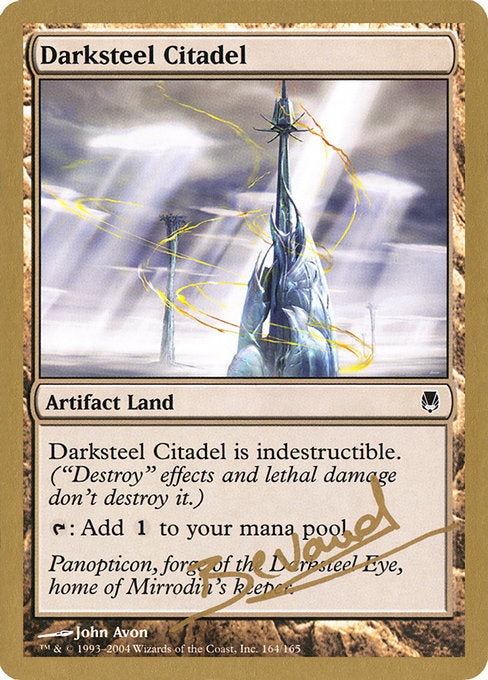 (英)ダークスティールの城塞 / Darksteel Citadel【WC04】 World Championship Decks 2004 Manuel Bevand 金枠 No.068