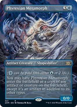 (英)ファイレクシアの変形者 / Phyrexian Metamorph ★拡張枠★ 【2XM】 No.341