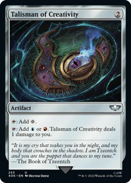 (英)【Surge-Foil】独創のタリスマン / Talisman of Creativity【40K】 No.253