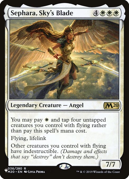 (英)【Foil】天空の刃、セファラ / Sephara, Sky's Blade【SLD-C23-02】Angels: They're Just Like Us but Cooler and with Wings No.025