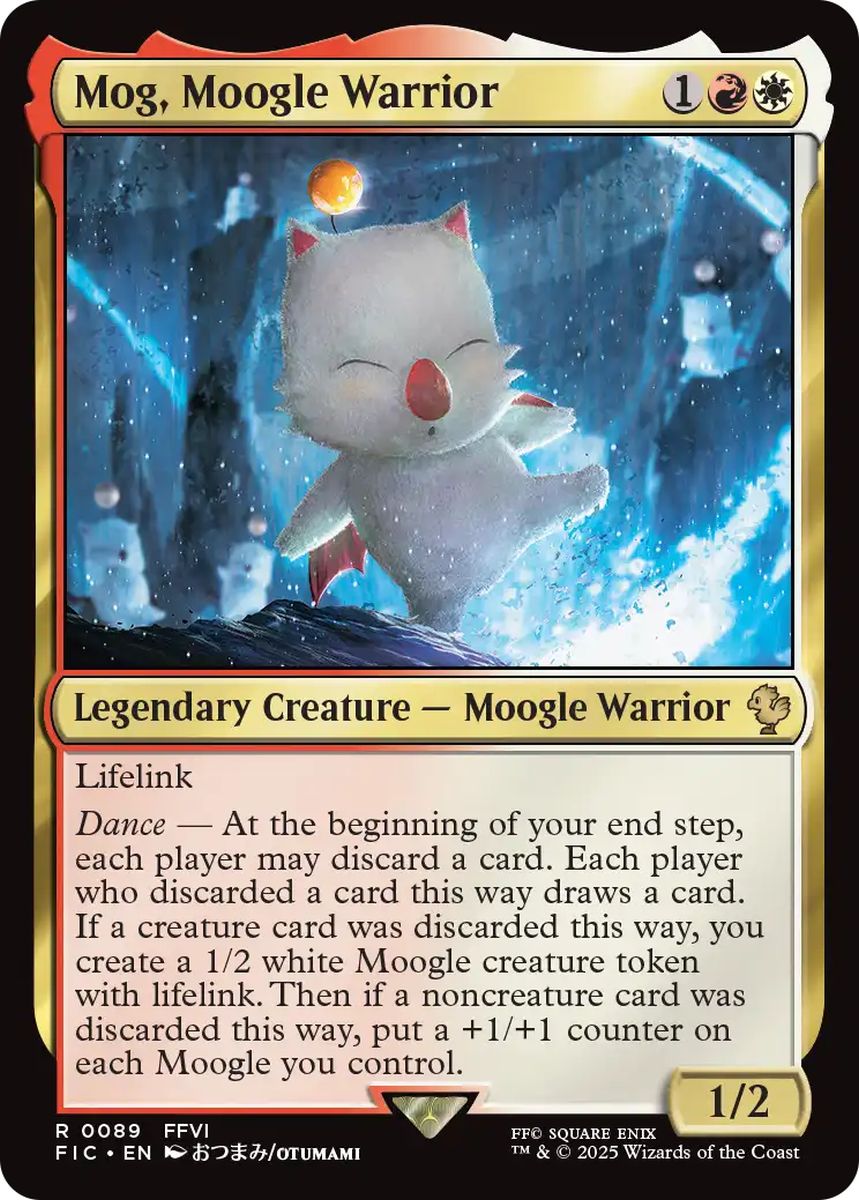 (英)モーグリ族の戦士、モグ / Mog, Moogle Warrior【FIC】 No.089