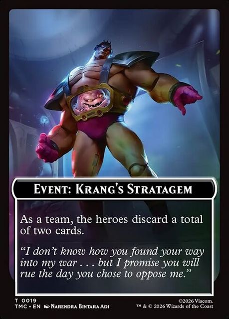 (英)Event: Krang's Stratagem 【TMC-TOKEN】 No.019