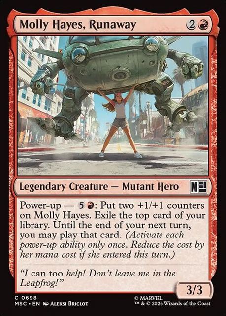 (英)【Foil】ランナウェイズ、モリー・ヘイズ / Molly Hayes, Runaway【MSC】 No.698