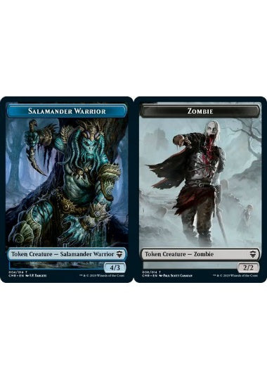 (英)【Foil】サラマンダー・戦士トークン / Salamander Warrior TokenNo.004 - ゾンビトークン / Zombie Token【CMR-TOKEN】 No.006