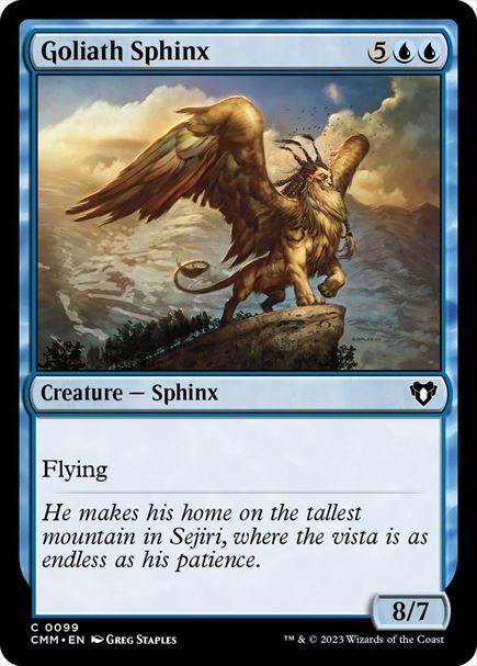 (英)【Foil】大巨人のスフィンクス / Goliath Sphinx【CMM】 No.0099