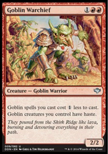 (英)ゴブリンの戦長 / Goblin Warchief【SVSC】 No.009