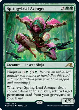 (英)【Foil】春葉の報復者 / Spring-Leaf Avenger【NEO】 No.208