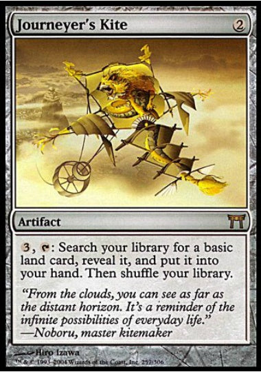 (英)【Foil】旅行者の凧 / Journeyer's Kite【CHK】 No.257