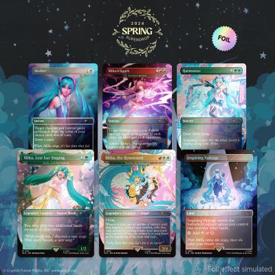 (英)Secret Lair x Hatsune Miku: Sakura Superstar EN Foil Edition 【BOX】 ※発送方法は「ゆうパック」を選択してください。