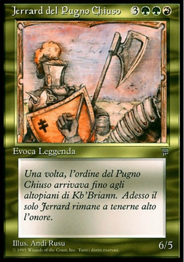 (イタリア語)Jerrard del Pugno Chiuso / Jerrard of the Closed Fist【LEG】 No.235