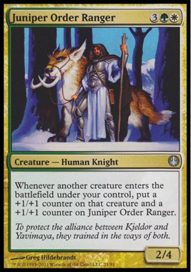 (英)柏槙教団のレインジャー / Juniper Order Ranger【KVSD】 No.021