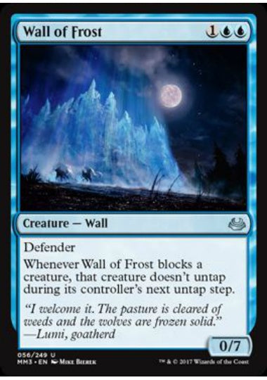 (英)霜の壁 / Wall of Frost【MM3】 No.056